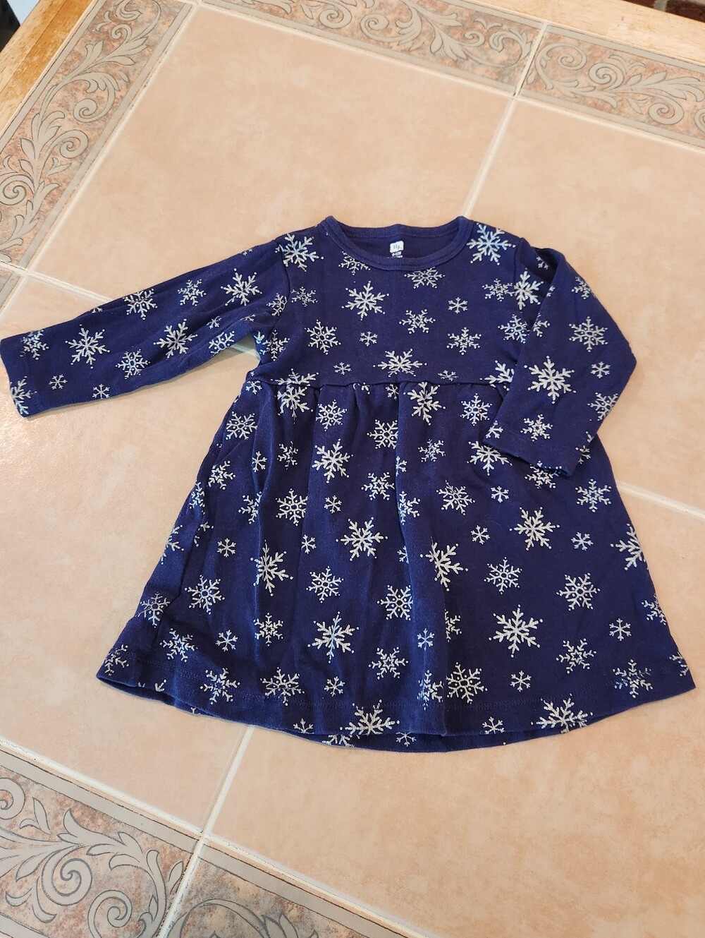9-12 Months Girls Snowflake dress